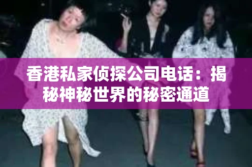 香港私家侦探公司电话：揭秘神秘世界的秘密通道