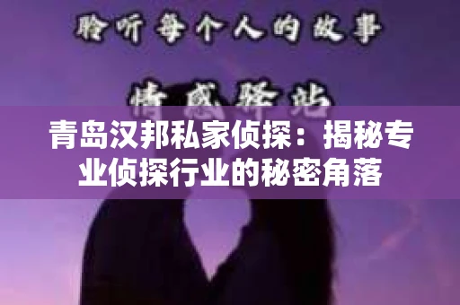 青岛汉邦私家侦探：揭秘专业侦探行业的秘密角落