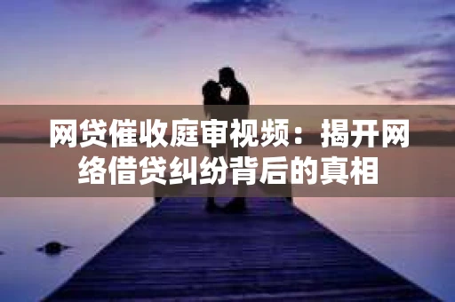 网贷催收庭审视频：揭开网络借贷纠纷背后的真相