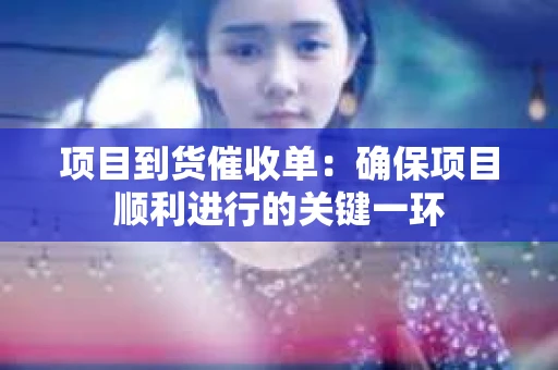 项目到货催收单：确保项目顺利进行的关键一环