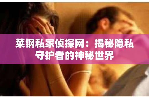 莱钢私家侦探网：揭秘隐私守护者的神秘世界