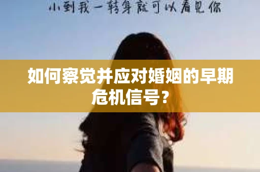 如何察觉并应对婚姻的早期危机信号? 如何察觉并应对婚姻的早期危机信号?