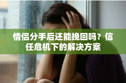 情侣分手后还能挽回吗?信任危机下的解决方案 情侣分手后还能挽回吗?信任危机下的解决方案