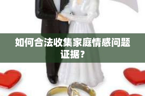 如何合法收集家庭情感问题证据？
